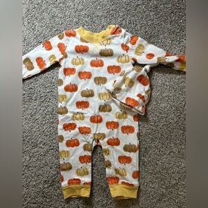 Fall Pumpkin Baby Outfit